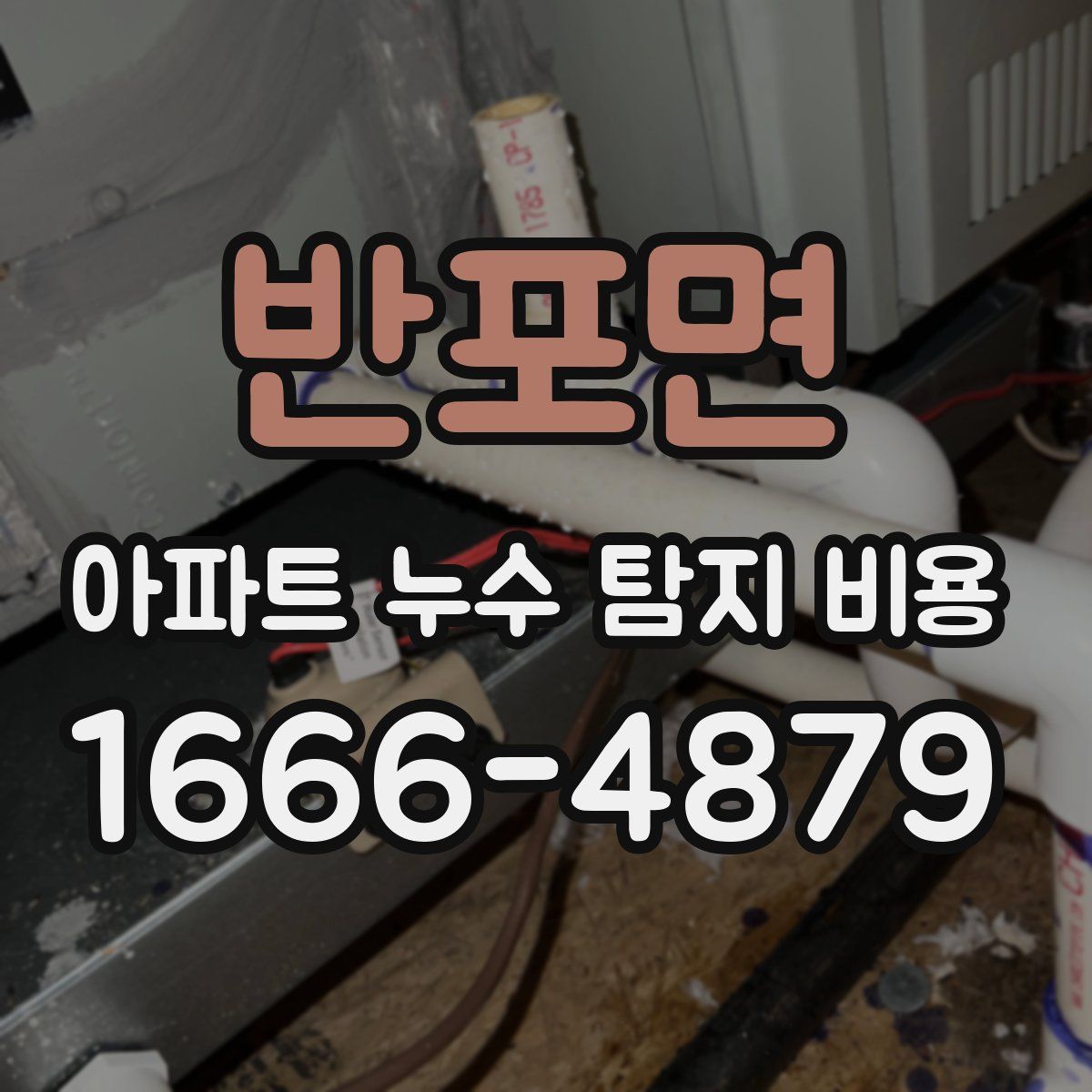 반포면 아파트 누수 탐지 비용