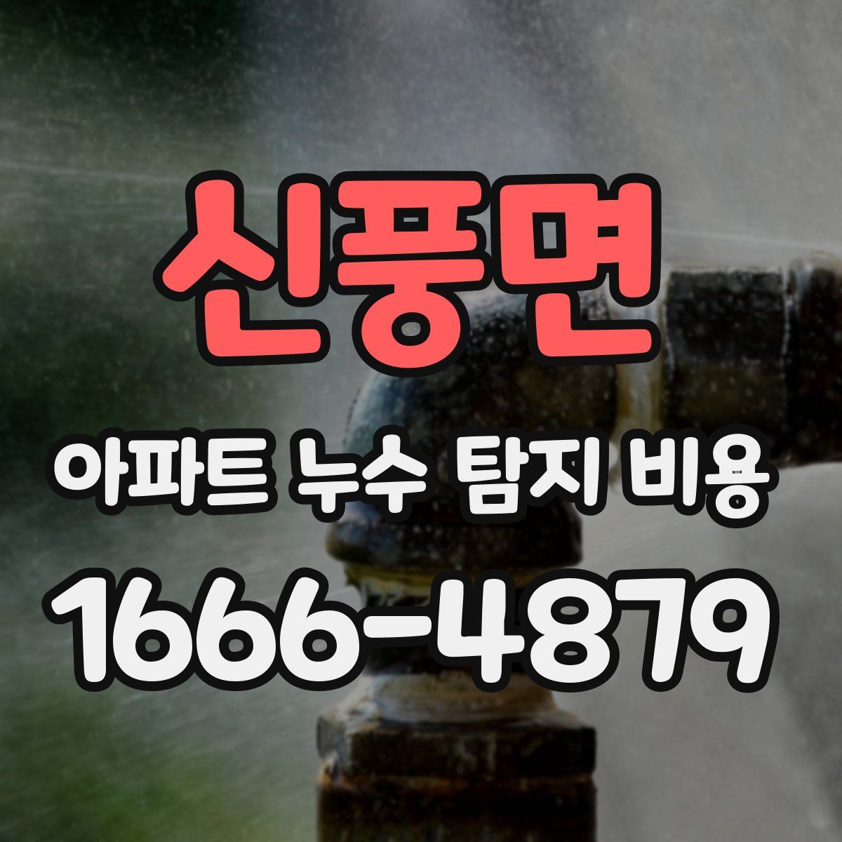 신풍면 아파트 누수 탐지 비용