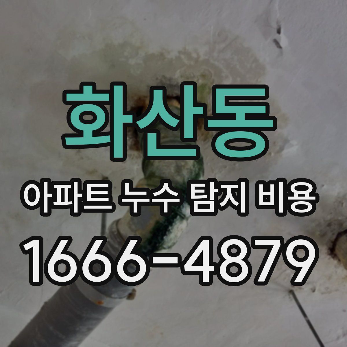 화산동 아파트 누수 탐지 비용