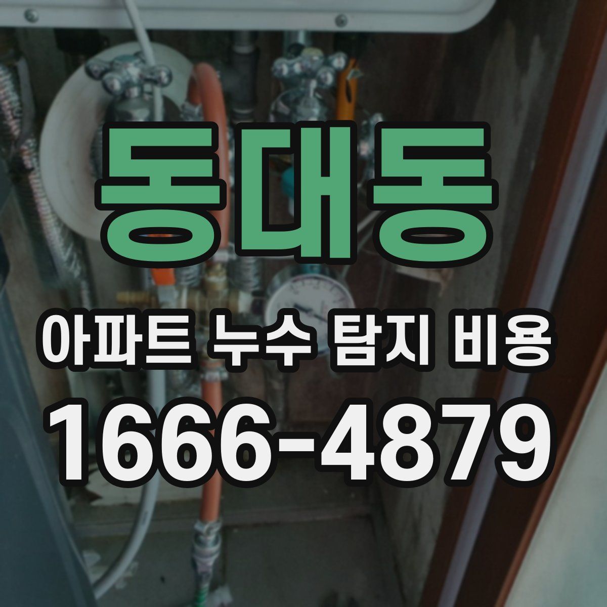 동대동 아파트 누수 탐지 비용