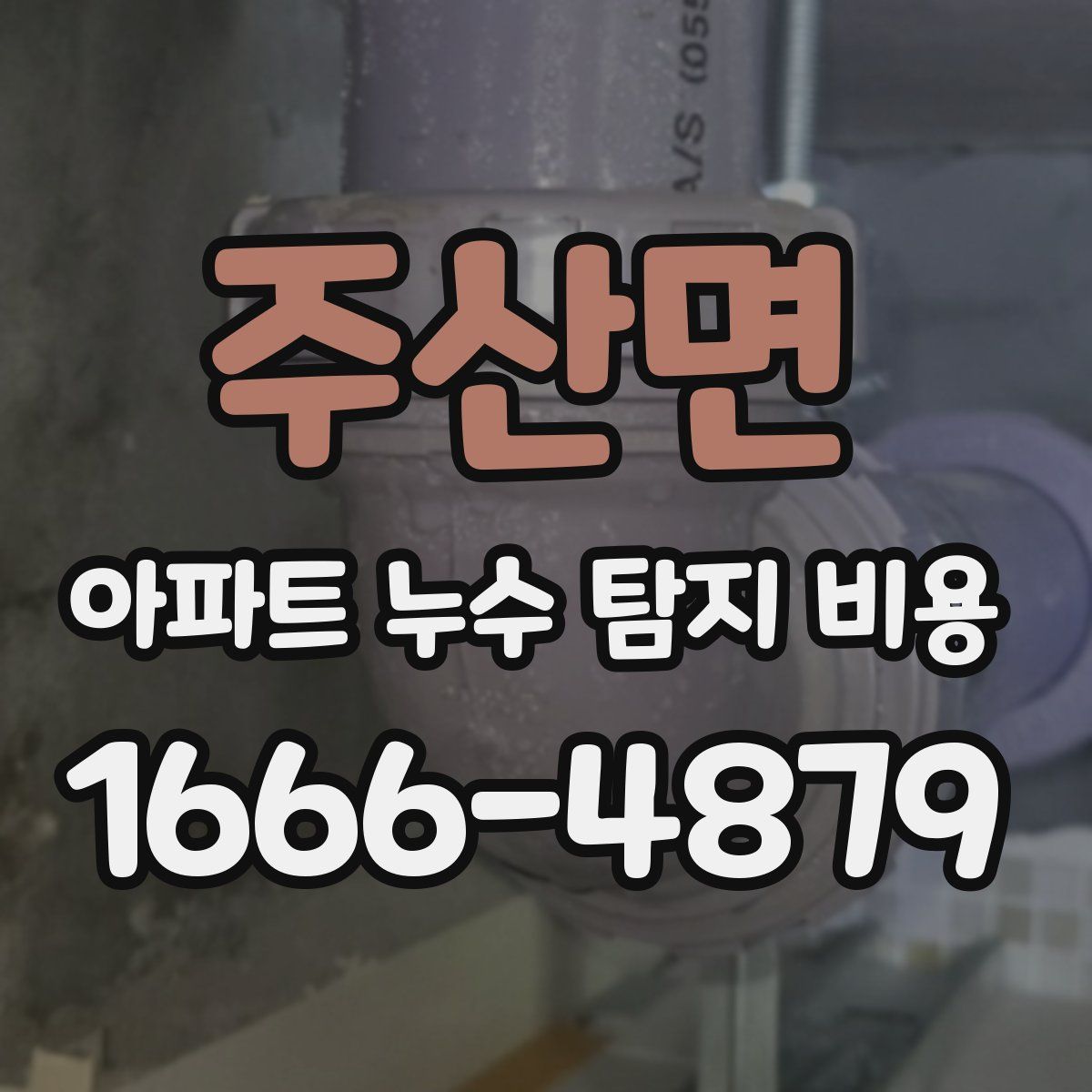 주산면 아파트 누수 탐지 비용