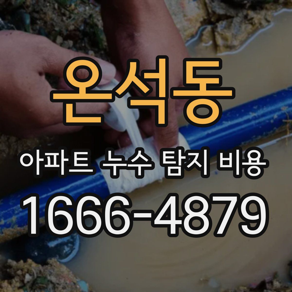 온석동 아파트 누수 탐지 비용