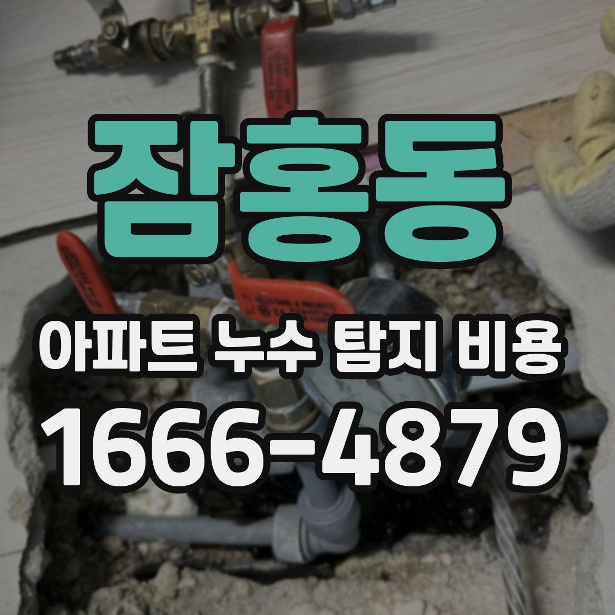 잠홍동 아파트 누수 탐지 비용