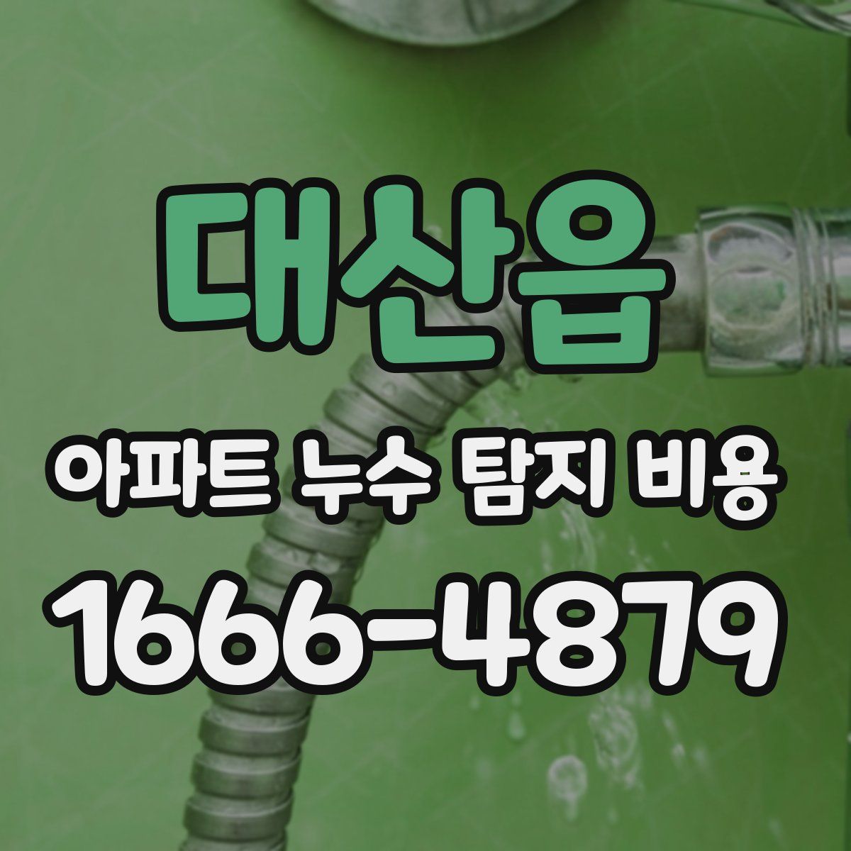 대산읍 아파트 누수 탐지 비용