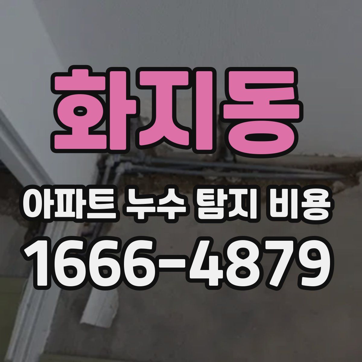 화지동 아파트 누수 탐지 비용