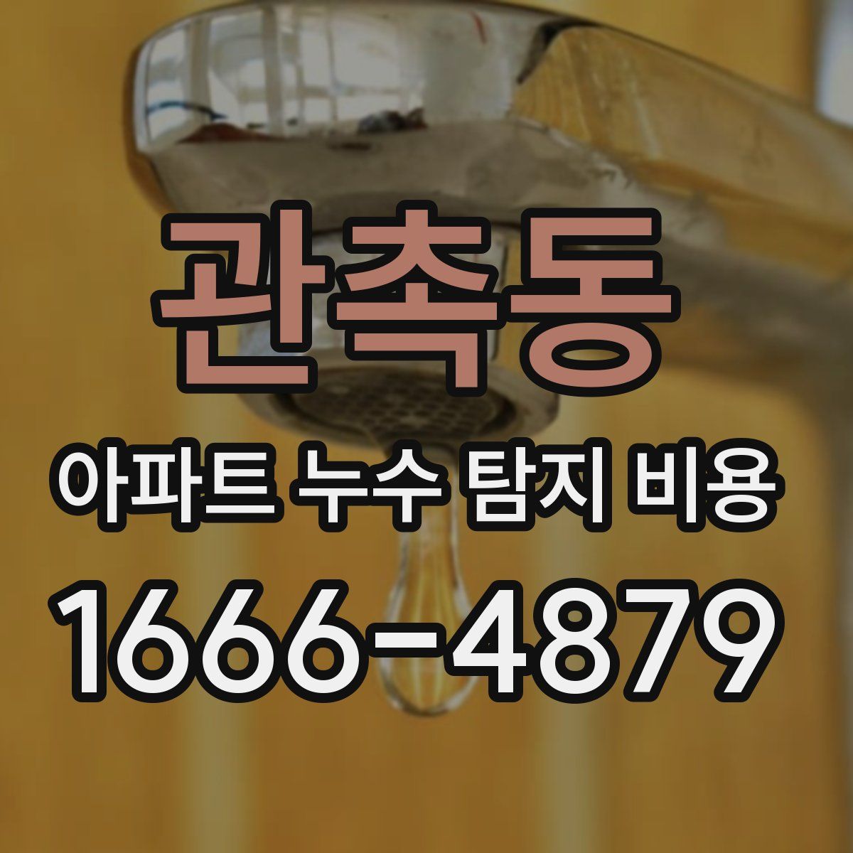 관촉동 아파트 누수 탐지 비용