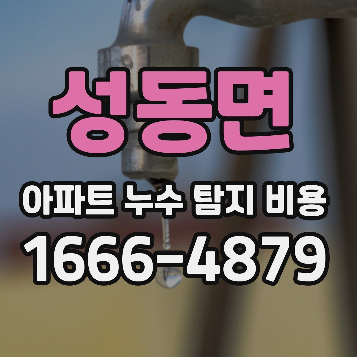 성동면 아파트 누수 탐지 비용