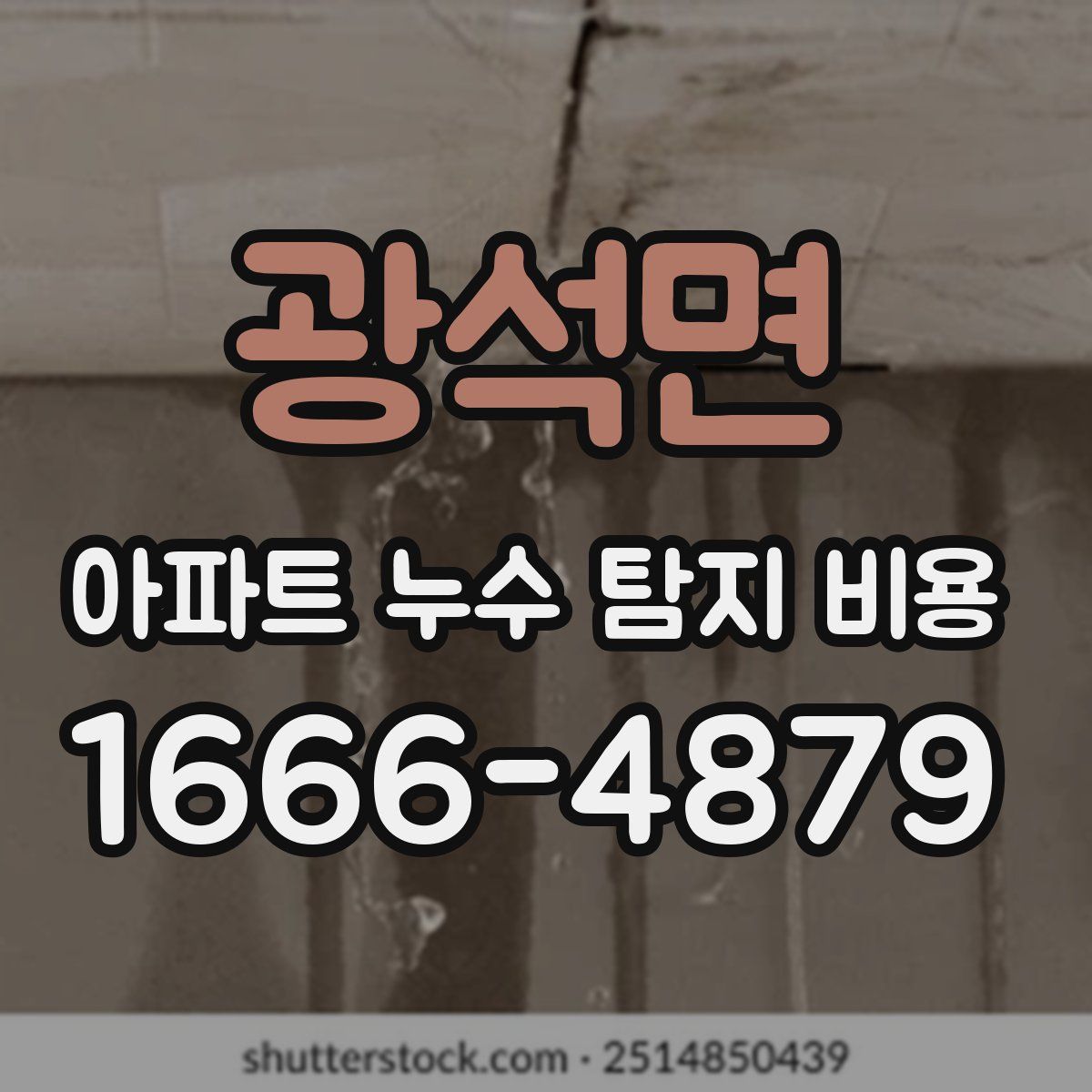 광석면 아파트 누수 탐지 비용