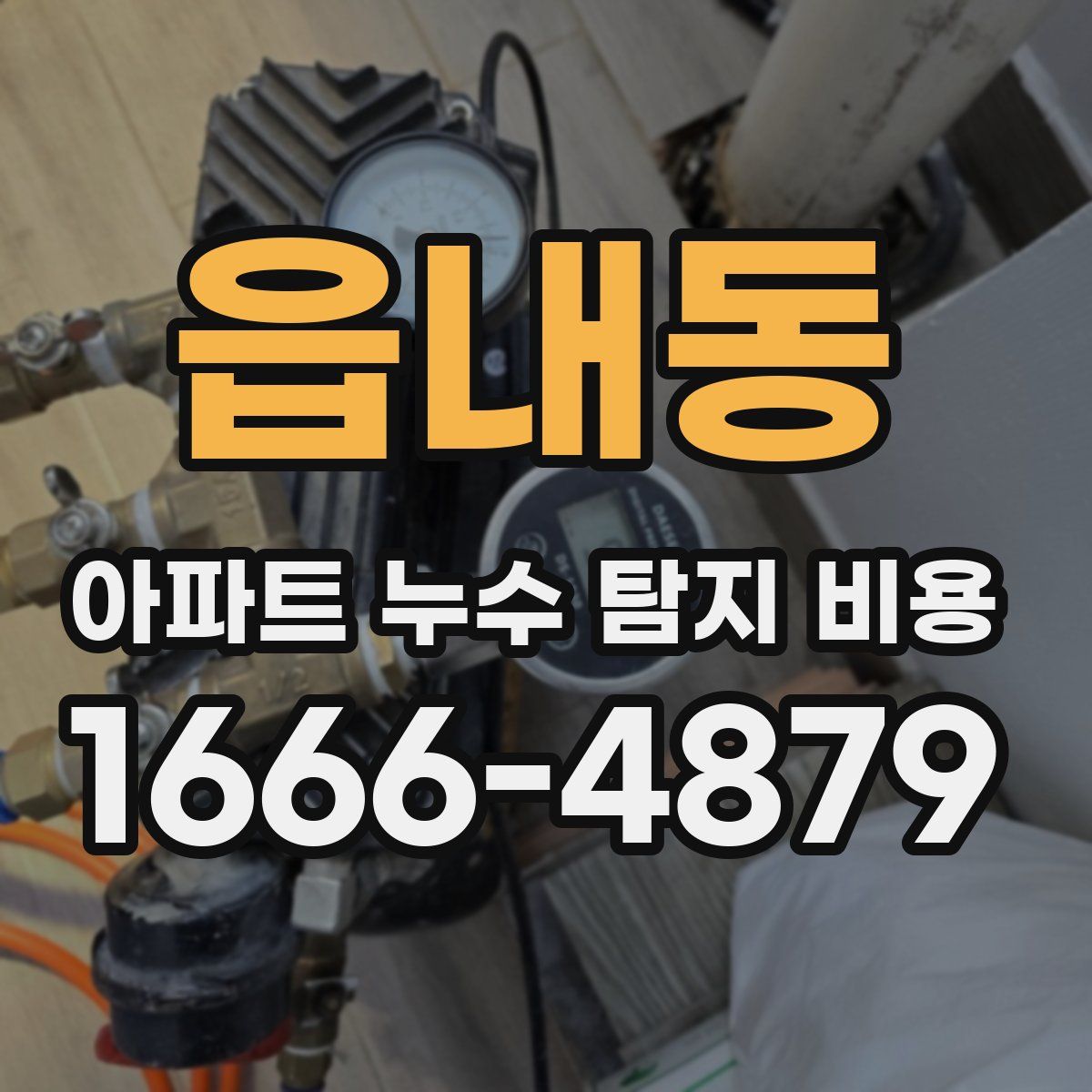 읍내동 아파트 누수 탐지 비용