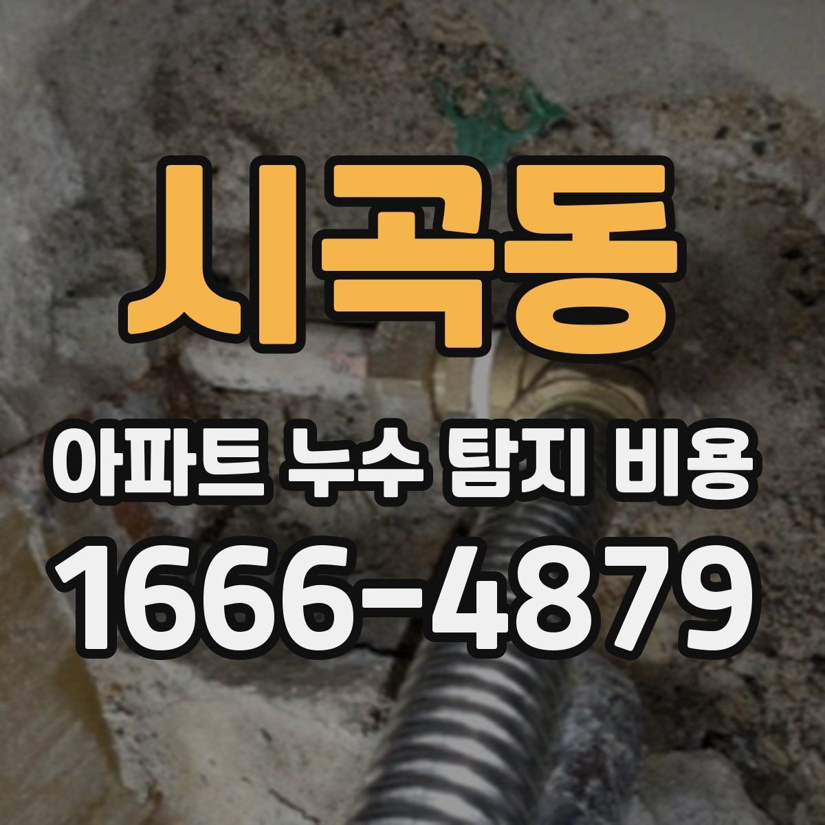 시곡동 아파트 누수 탐지 비용