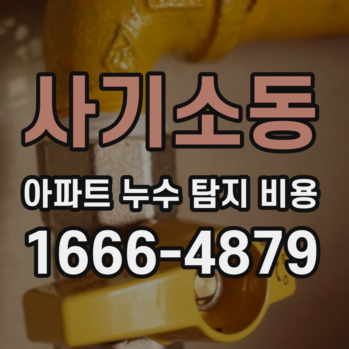 사기소동 아파트 누수 탐지 비용