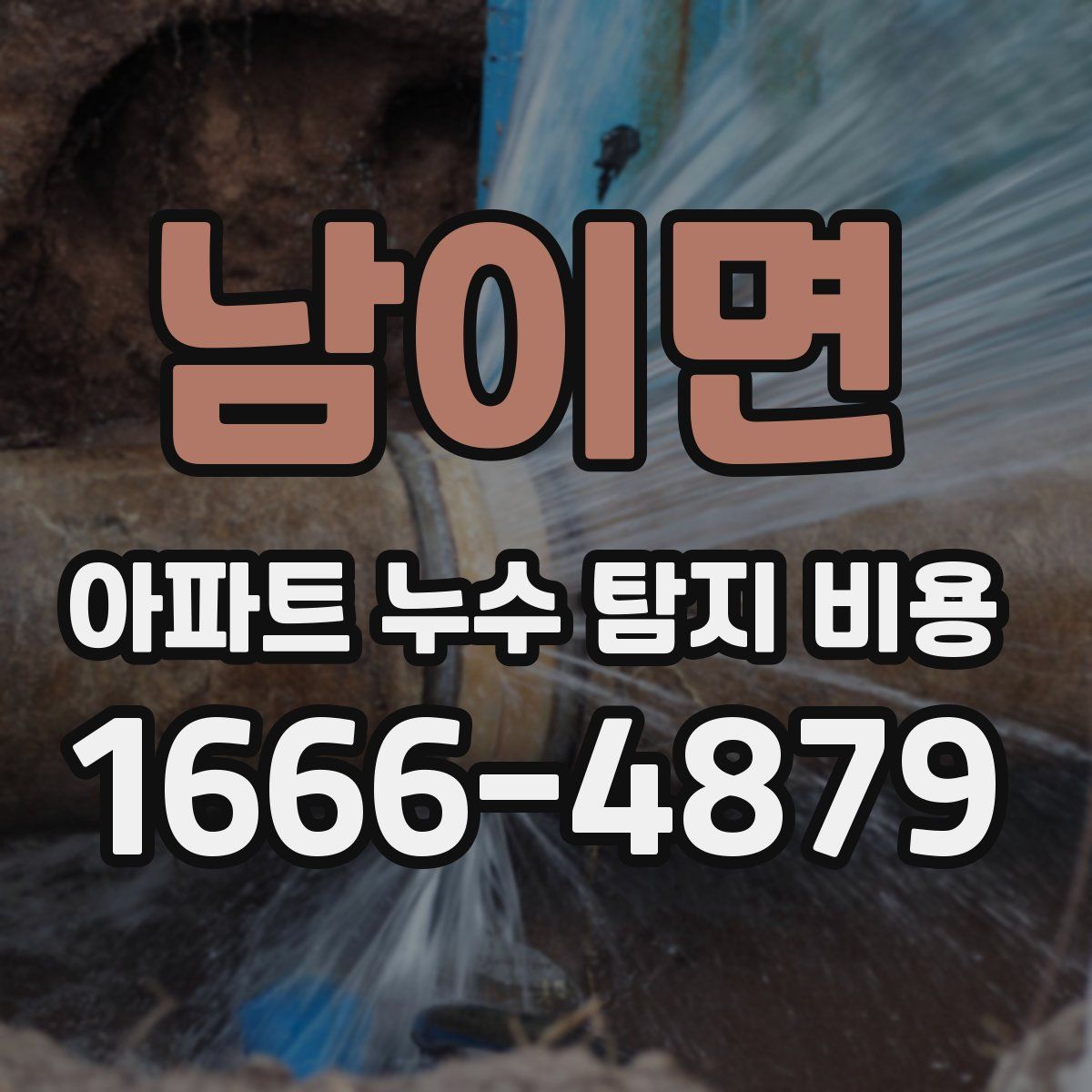 남이면 아파트 누수 탐지 비용