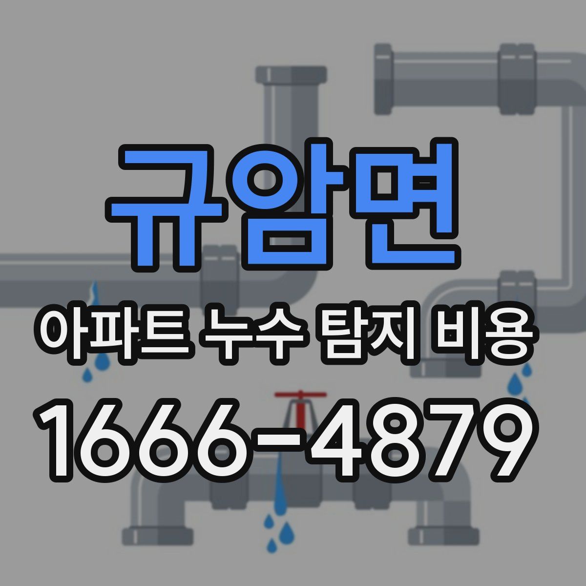 규암면 아파트 누수 탐지 비용