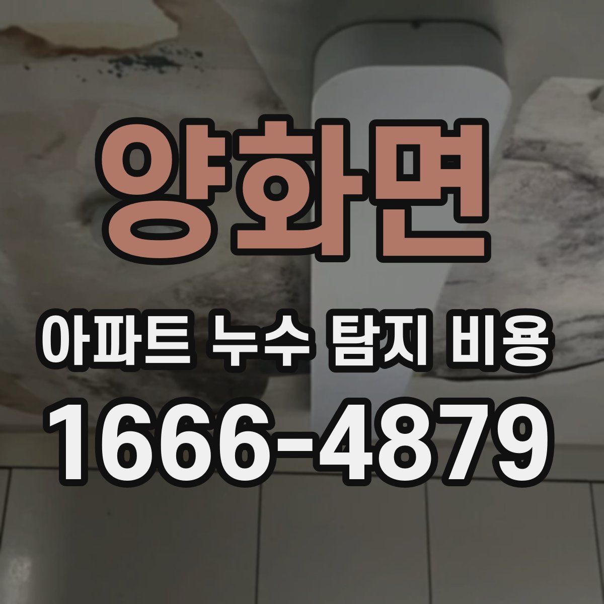 양화면 아파트 누수 탐지 비용