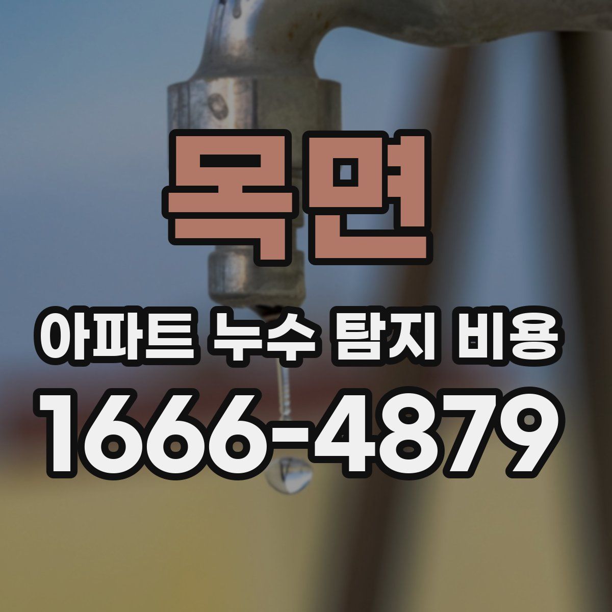 목면 아파트 누수 탐지 비용
