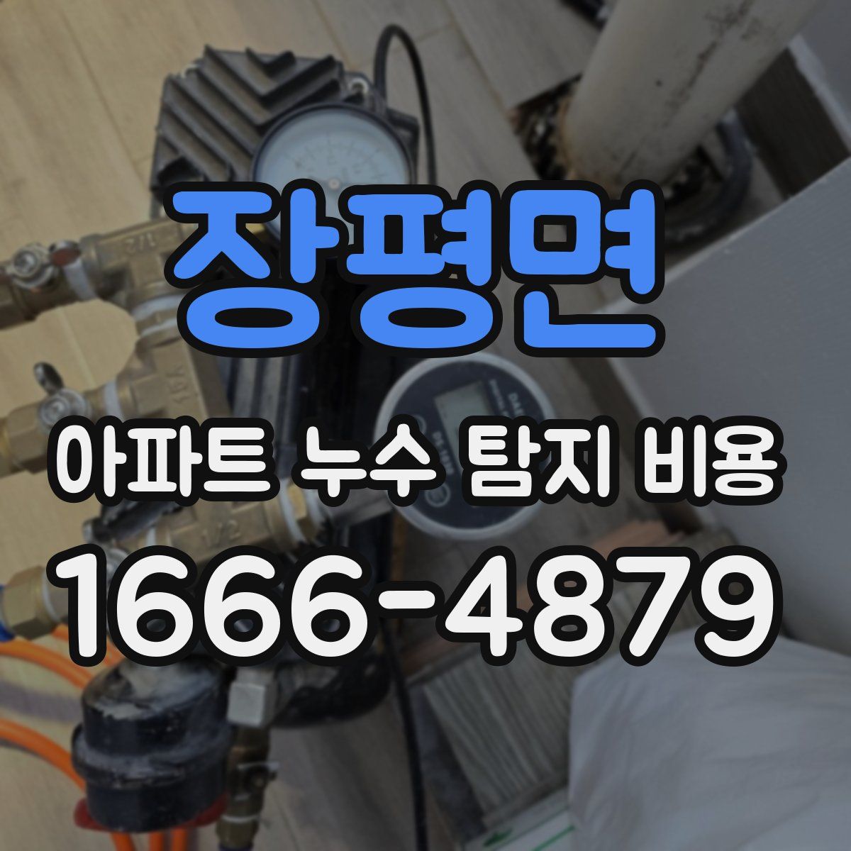 장평면 아파트 누수 탐지 비용