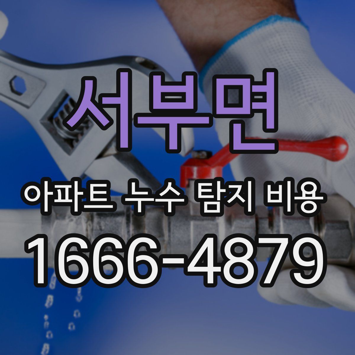 서부면 아파트 누수 탐지 비용