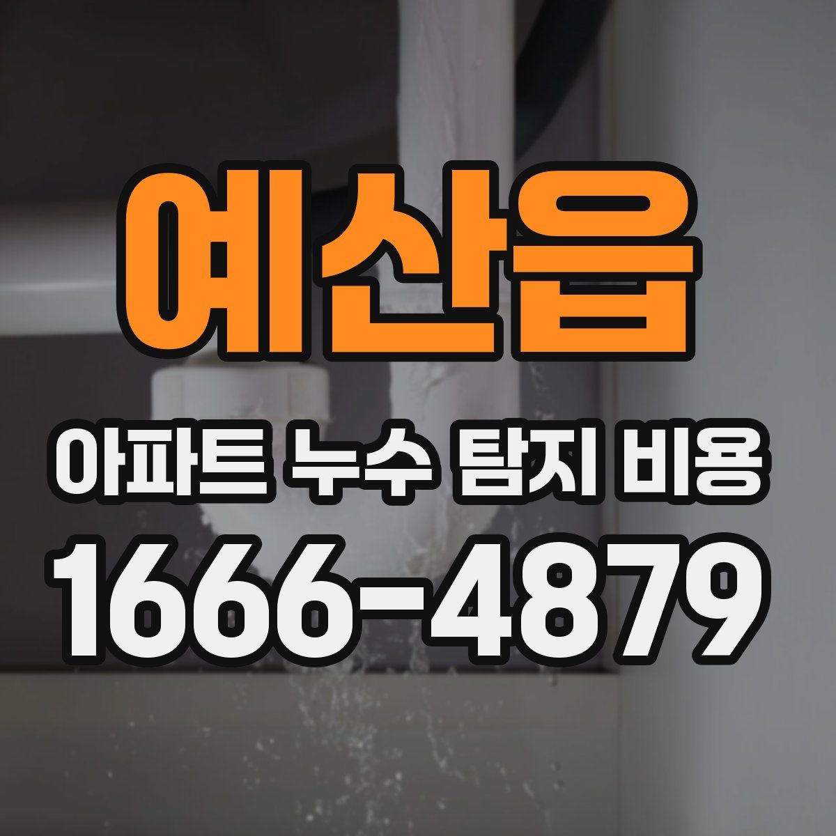 예산읍 아파트 누수 탐지 비용
