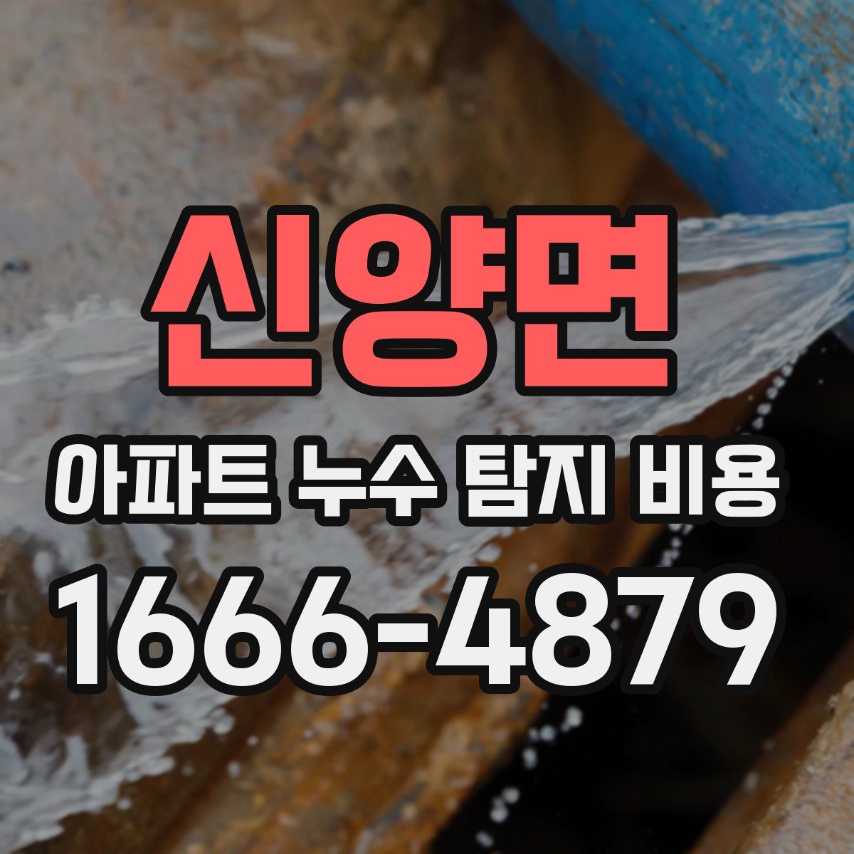 신양면 아파트 누수 탐지 비용