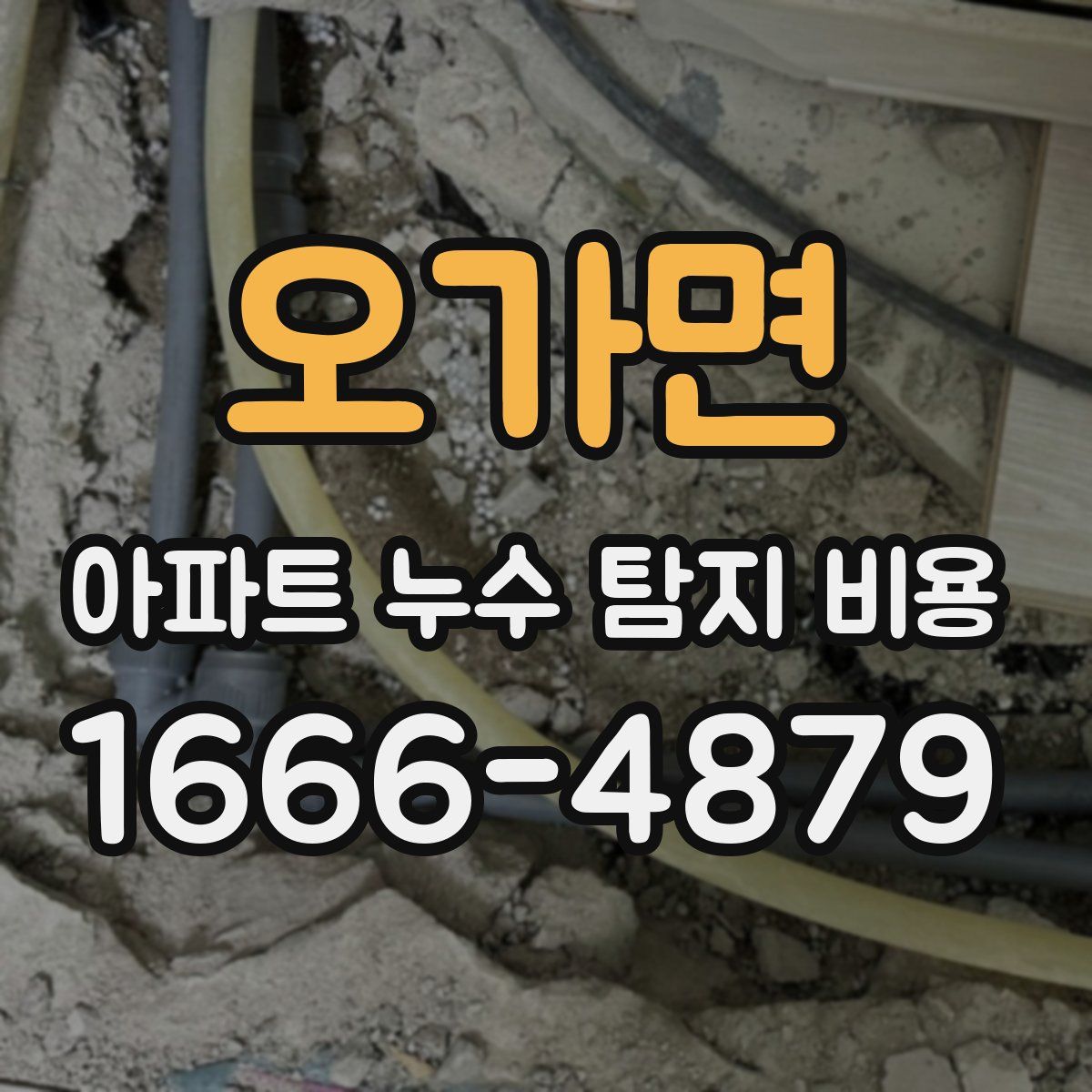 오가면 아파트 누수 탐지 비용