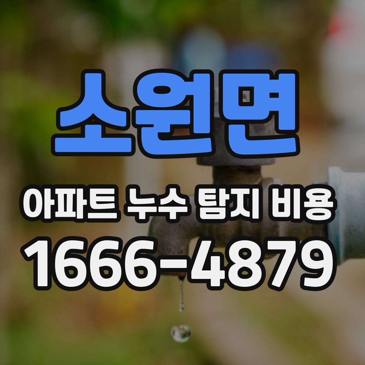 소원면 아파트 누수 탐지 비용