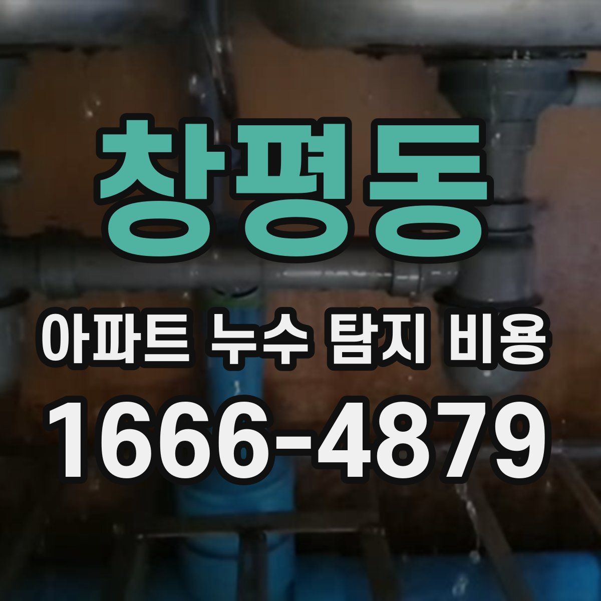 창평동 아파트 누수 탐지 비용