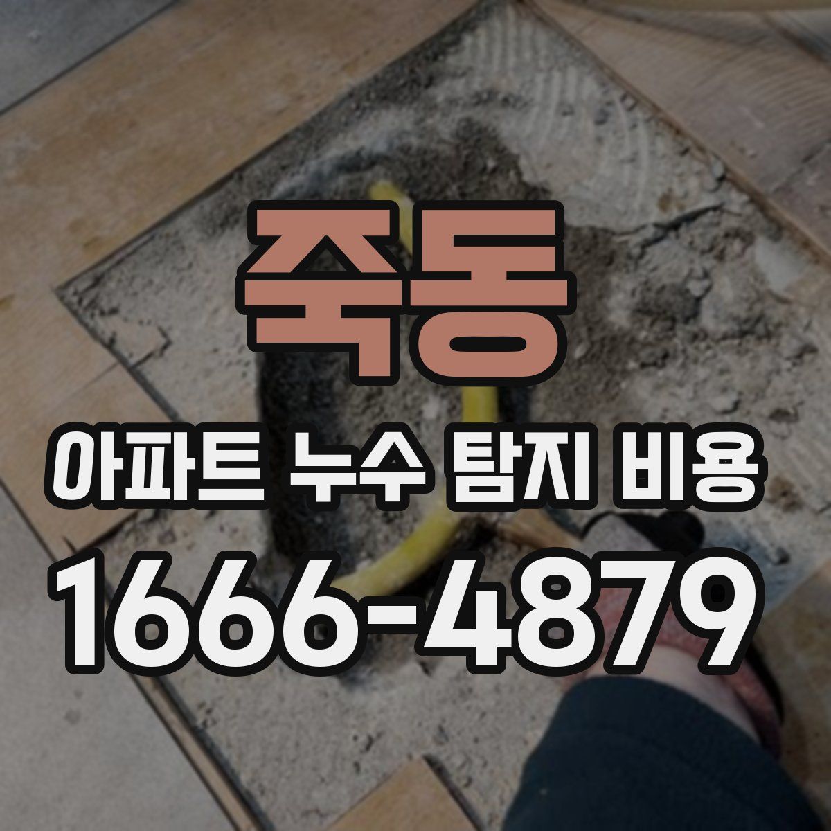 죽동 아파트 누수 탐지 비용