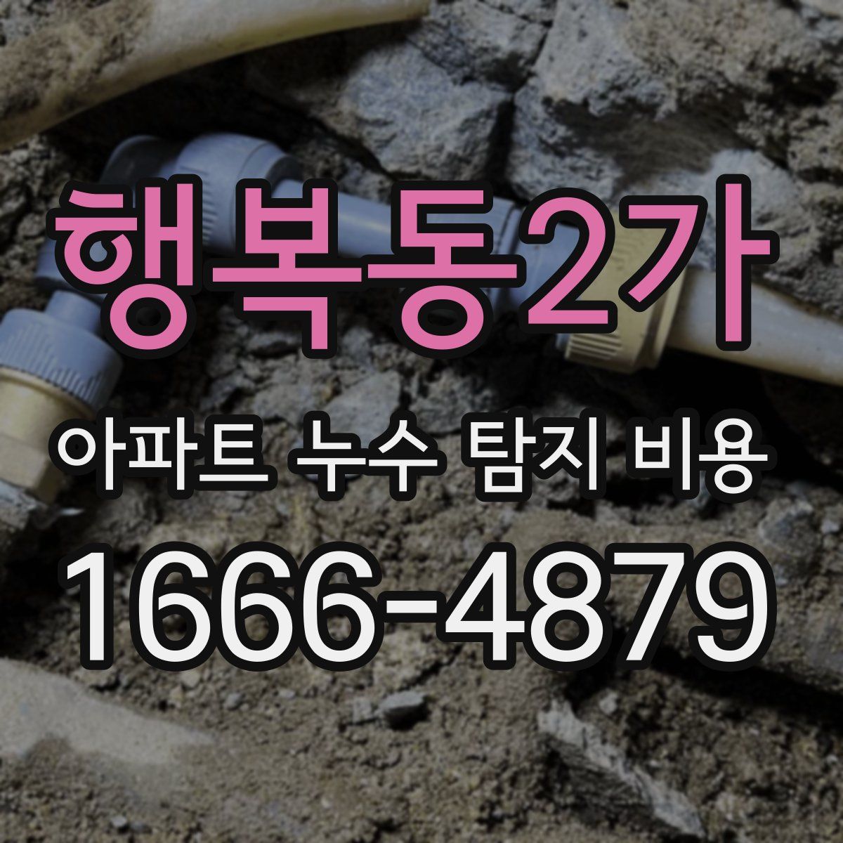행복동2가 아파트 누수 탐지 비용