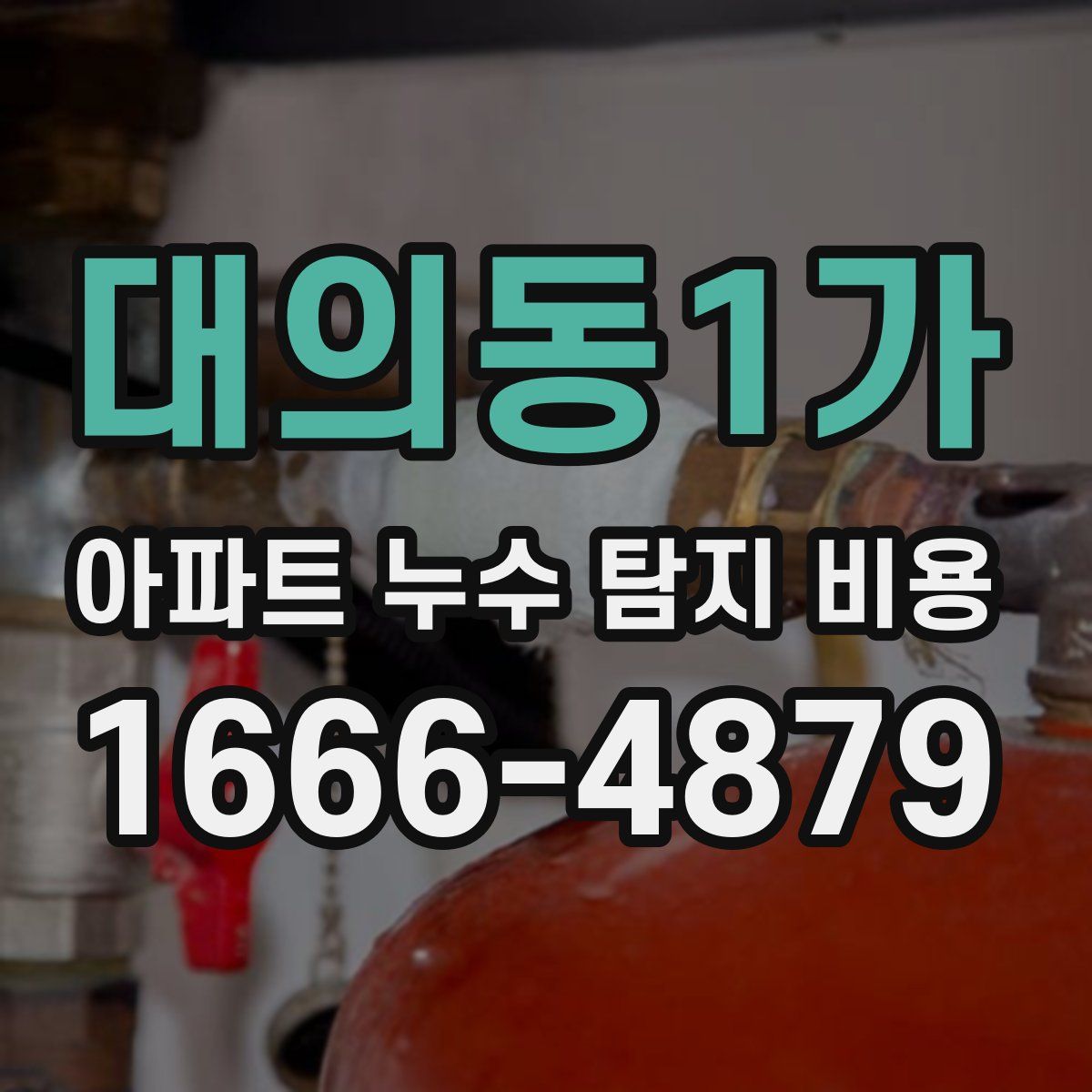 대의동1가 아파트 누수 탐지 비용