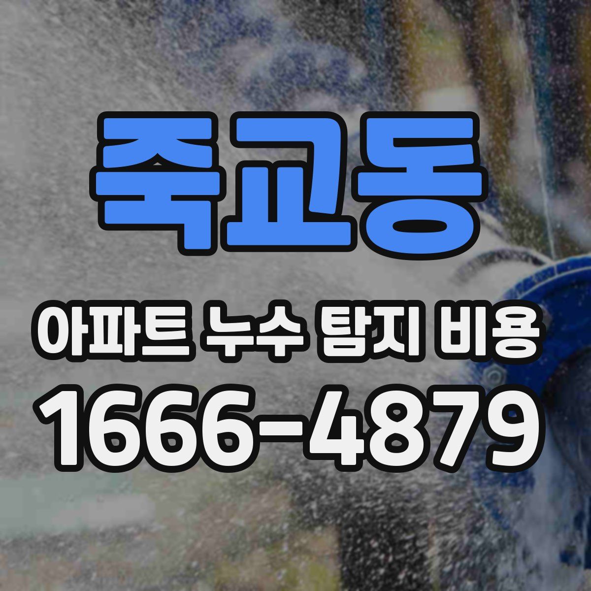 죽교동 아파트 누수 탐지 비용