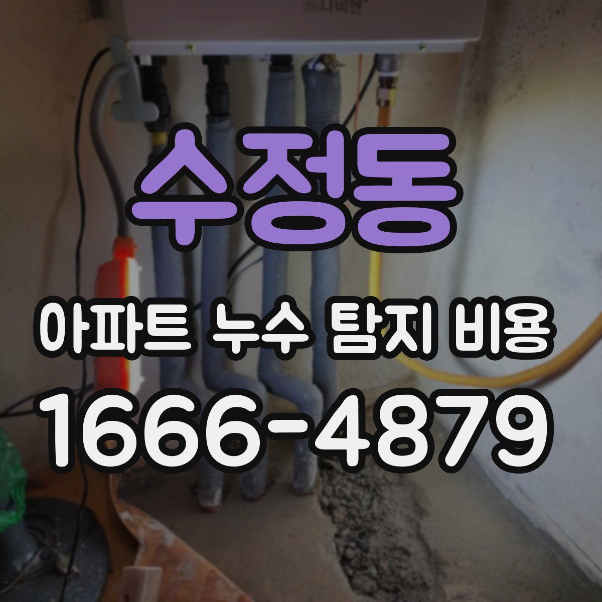 수정동 아파트 누수 탐지 비용