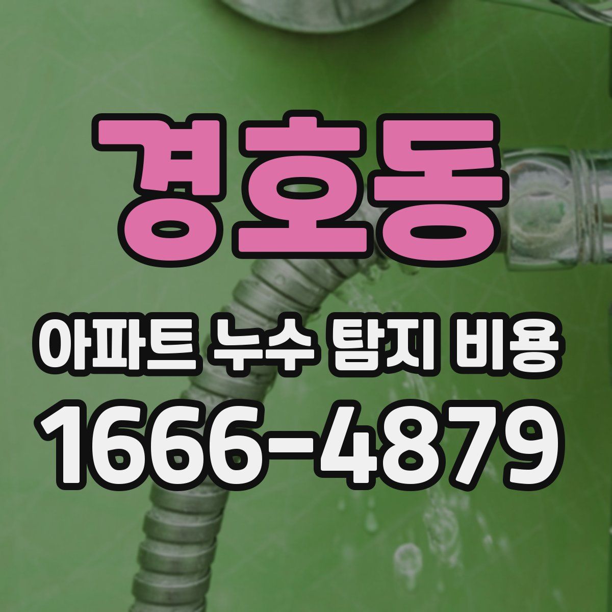경호동 아파트 누수 탐지 비용