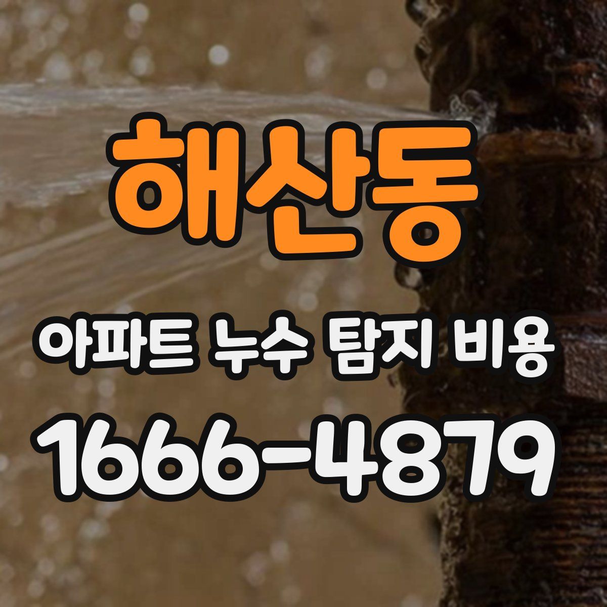 해산동 아파트 누수 탐지 비용