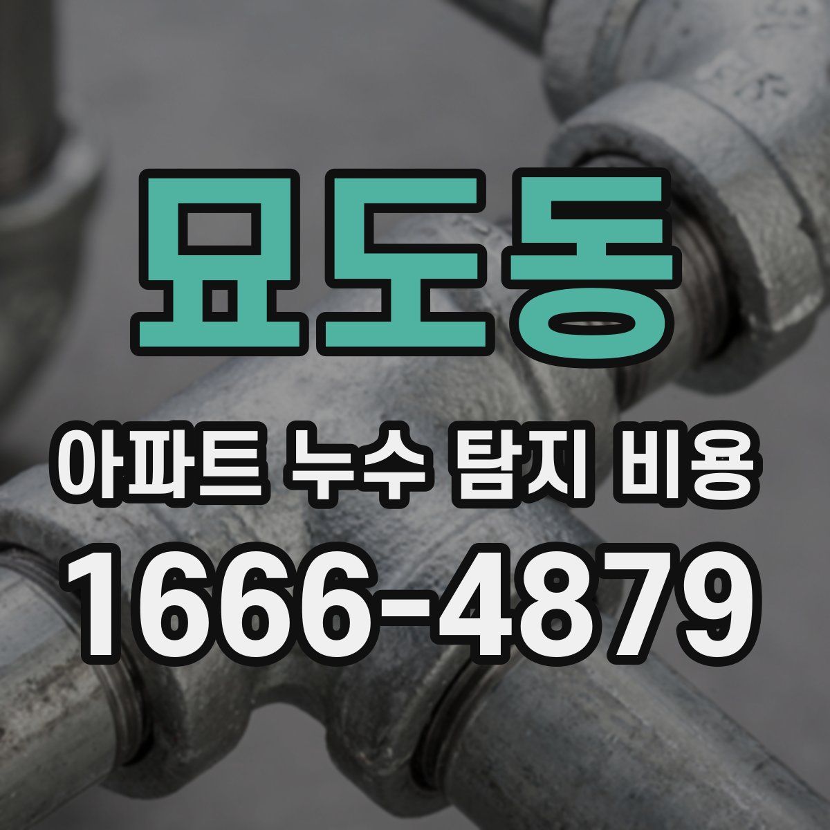 묘도동 아파트 누수 탐지 비용