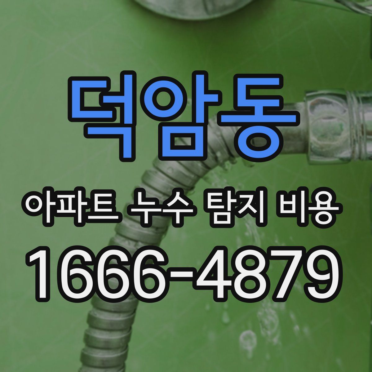 덕암동 아파트 누수 탐지 비용