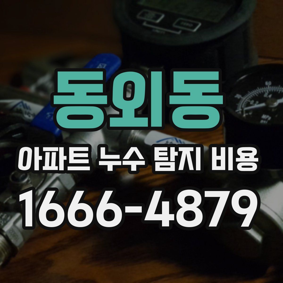 동외동 아파트 누수 탐지 비용