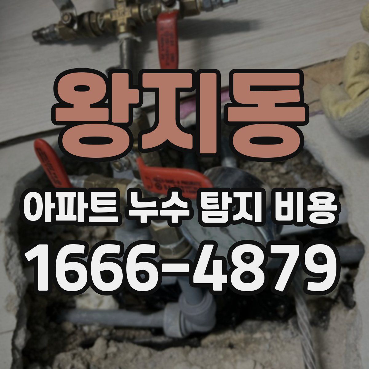 왕지동 아파트 누수 탐지 비용