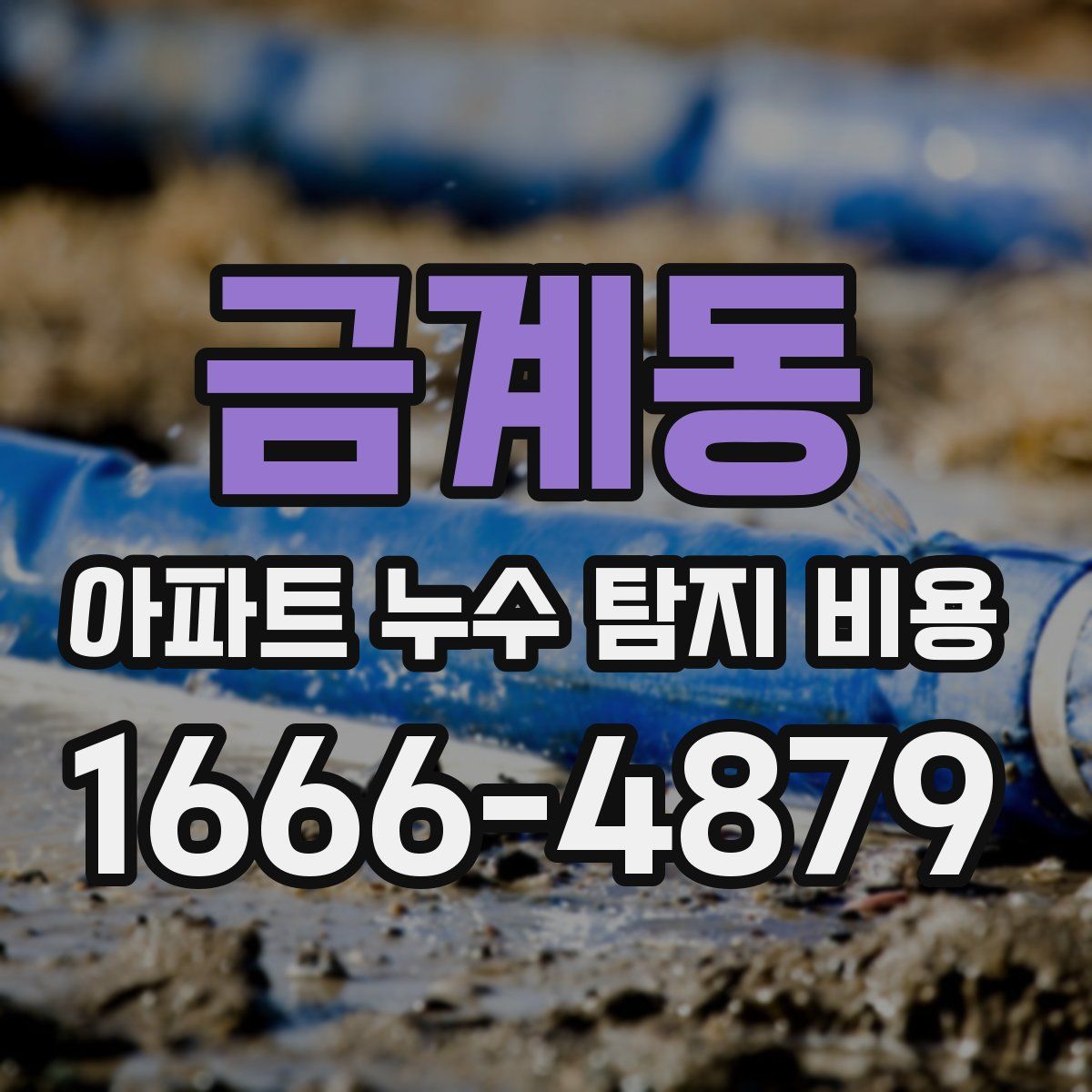 금계동 아파트 누수 탐지 비용