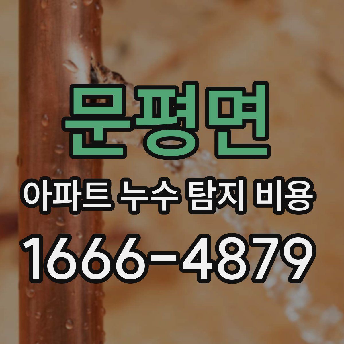 문평면 아파트 누수 탐지 비용