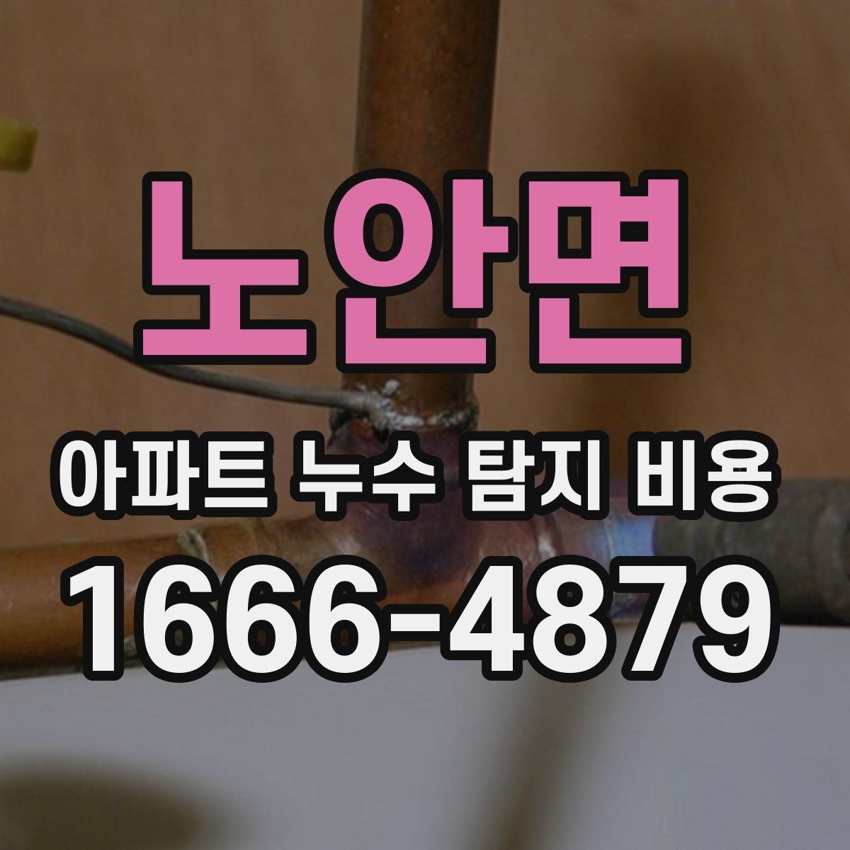 노안면 아파트 누수 탐지 비용