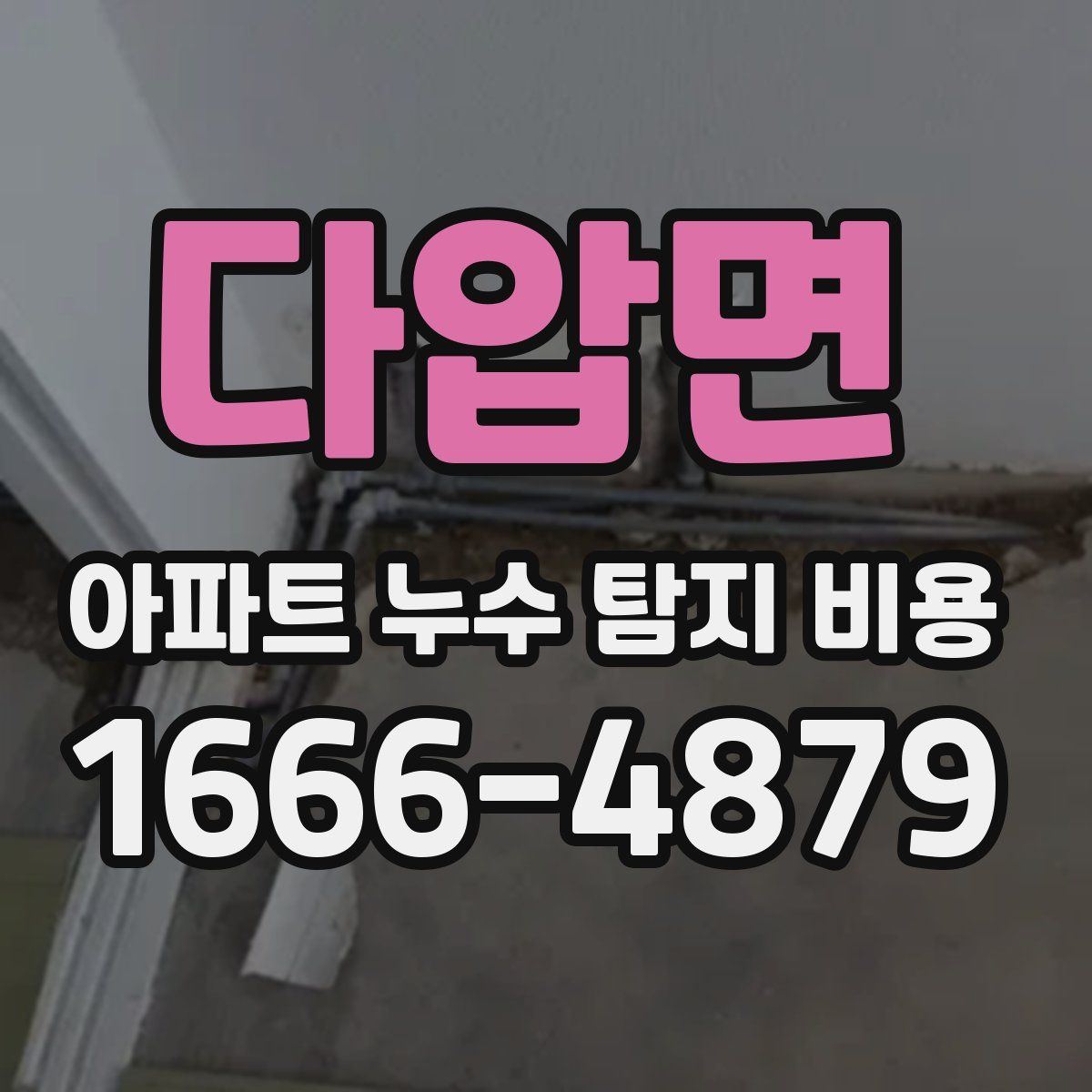 다압면 아파트 누수 탐지 비용