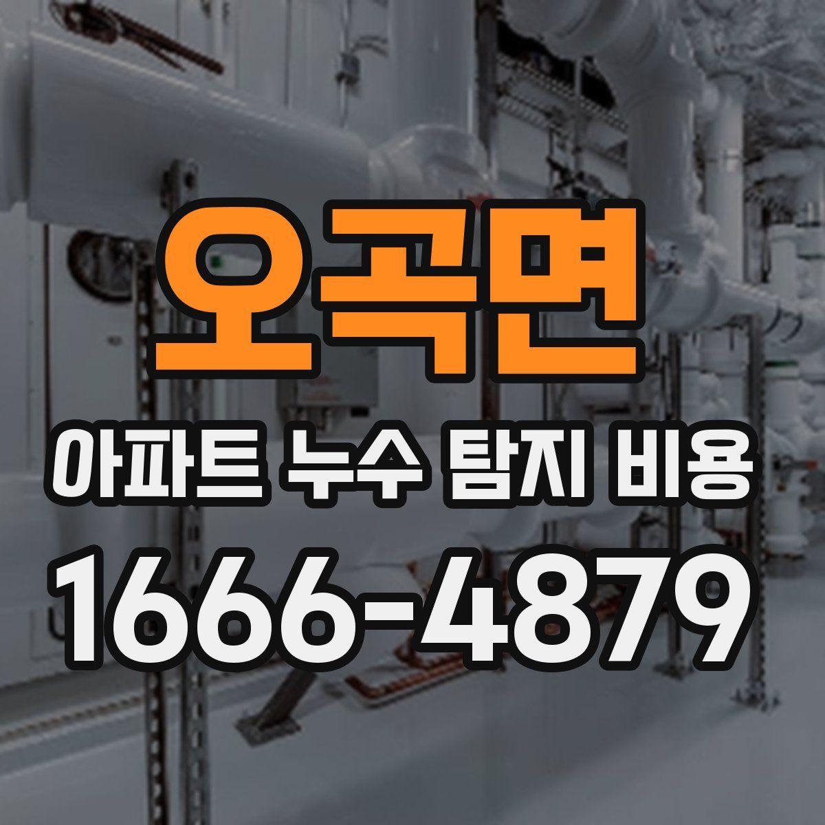오곡면 아파트 누수 탐지 비용