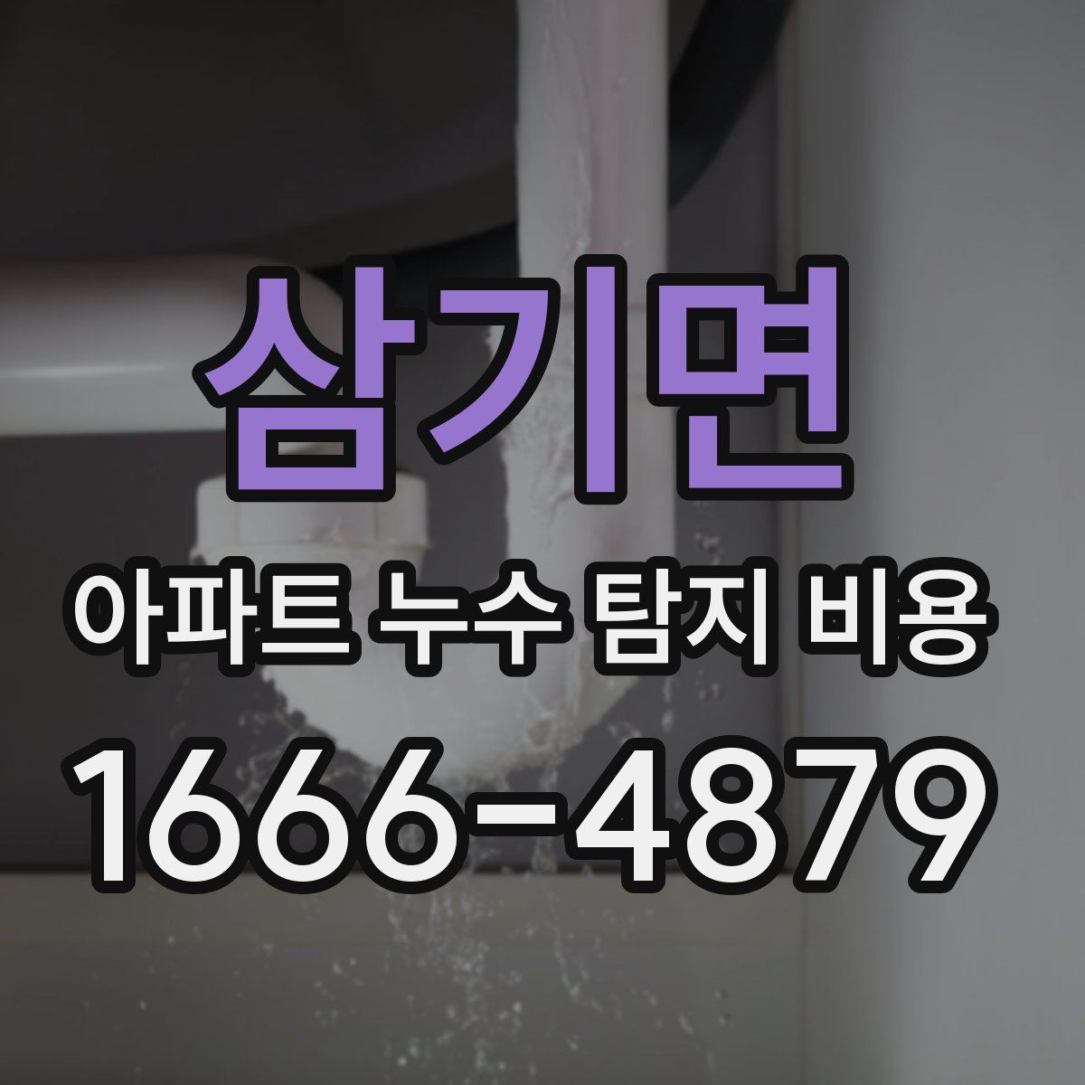 삼기면 아파트 누수 탐지 비용