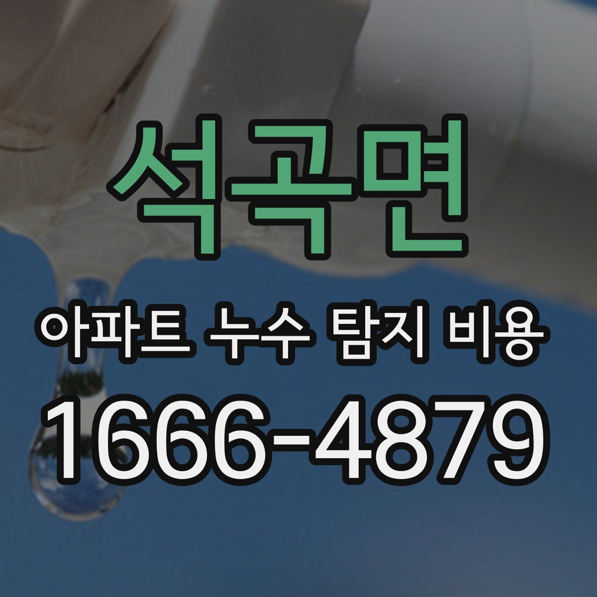 석곡면 아파트 누수 탐지 비용