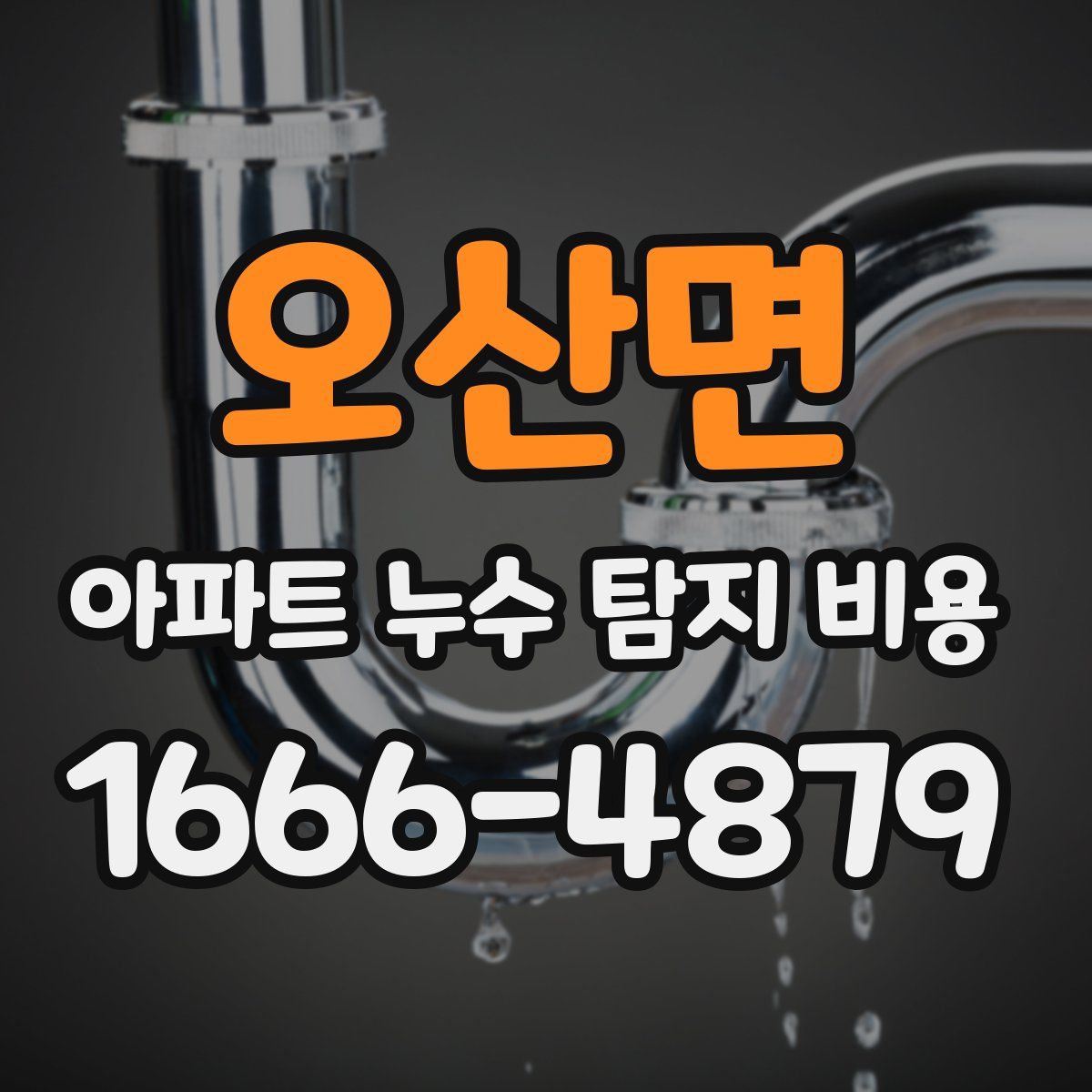 오산면 아파트 누수 탐지 비용