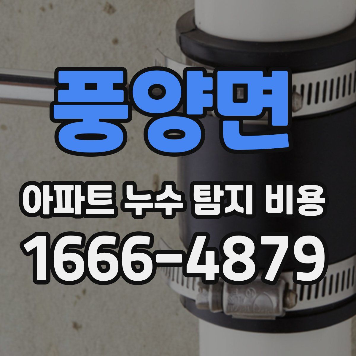 풍양면 아파트 누수 탐지 비용