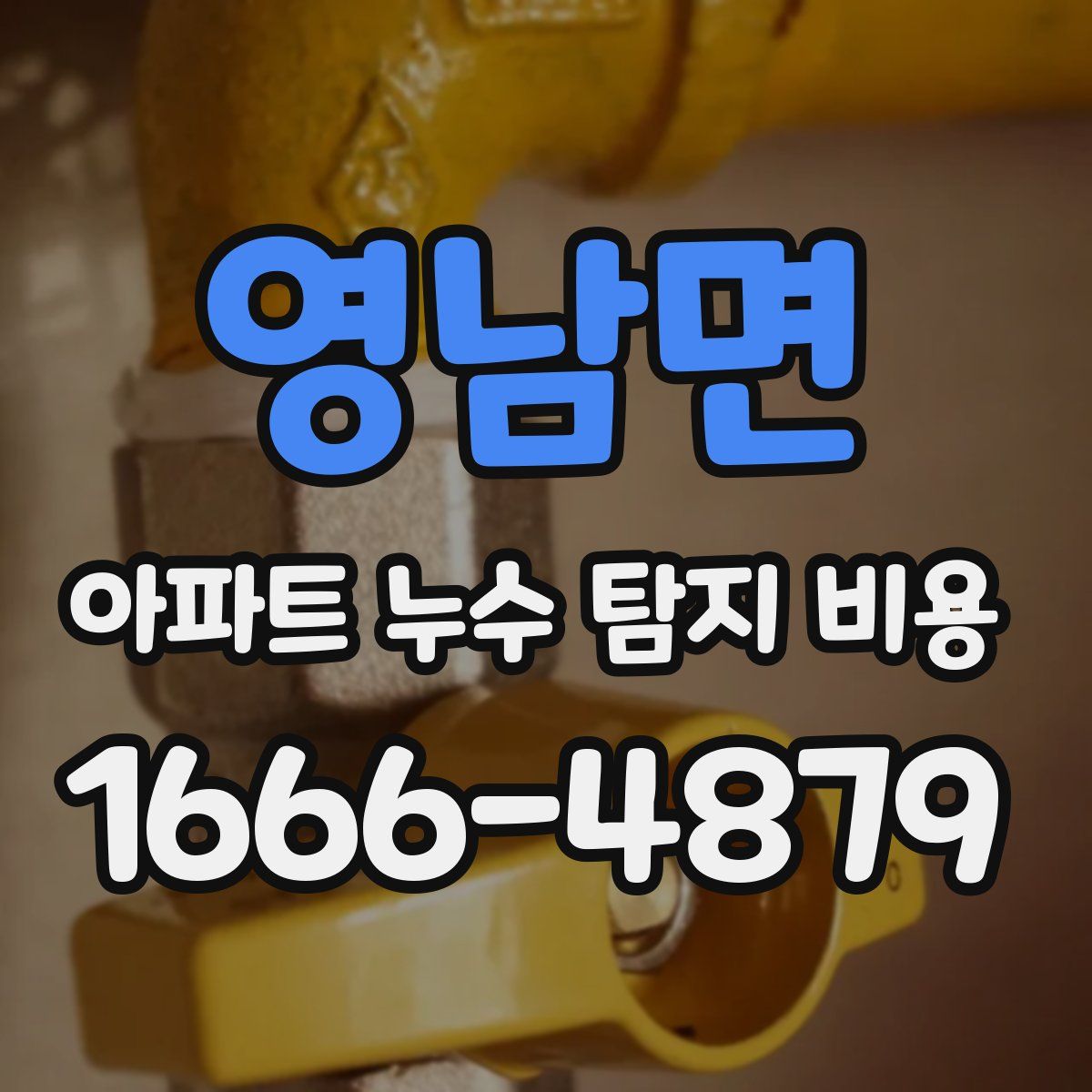 영남면 아파트 누수 탐지 비용