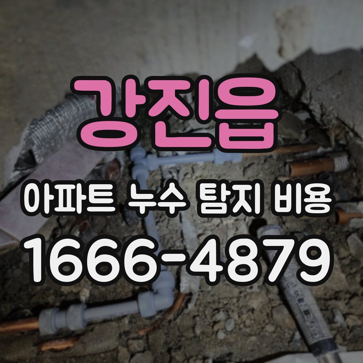 강진읍 아파트 누수 탐지 비용