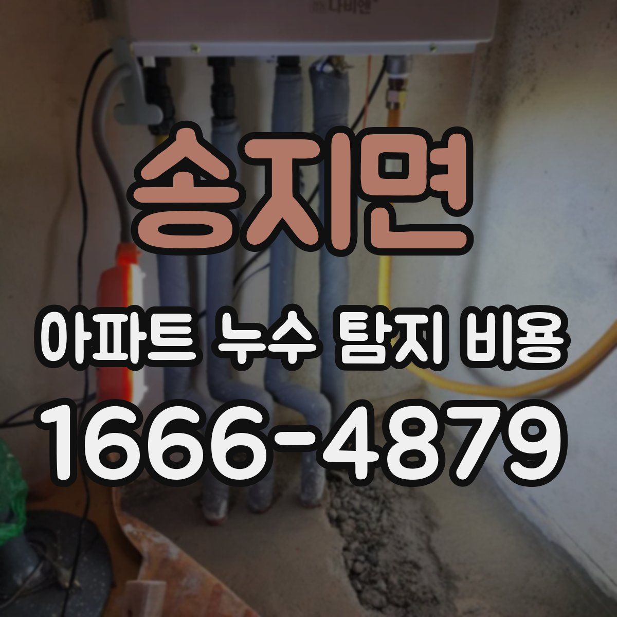 송지면 아파트 누수 탐지 비용