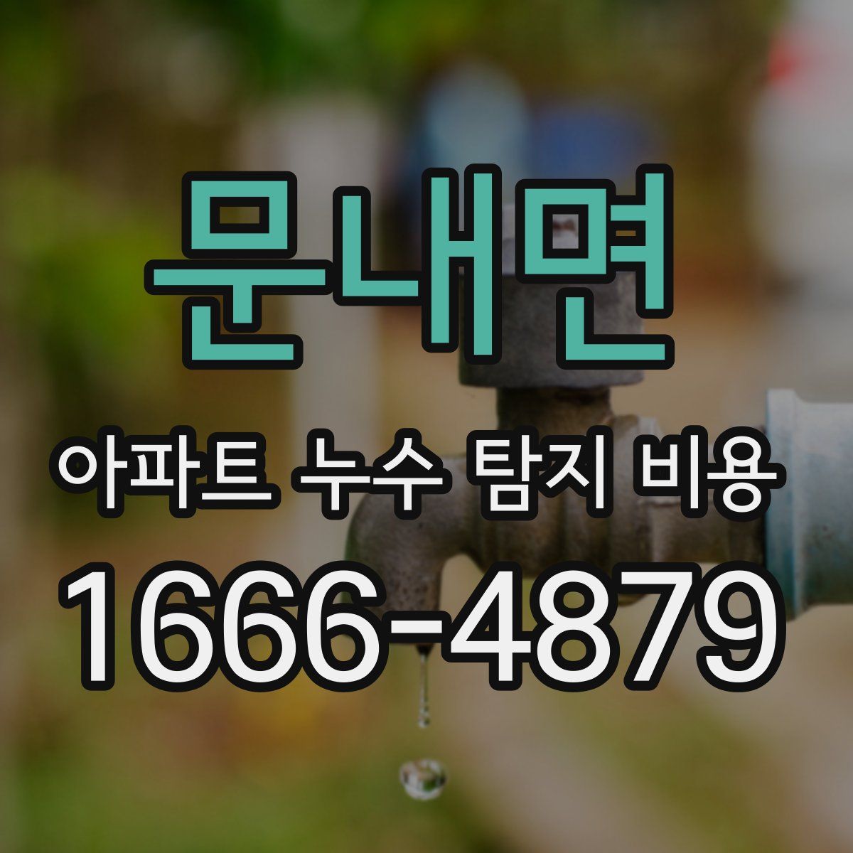 문내면 아파트 누수 탐지 비용